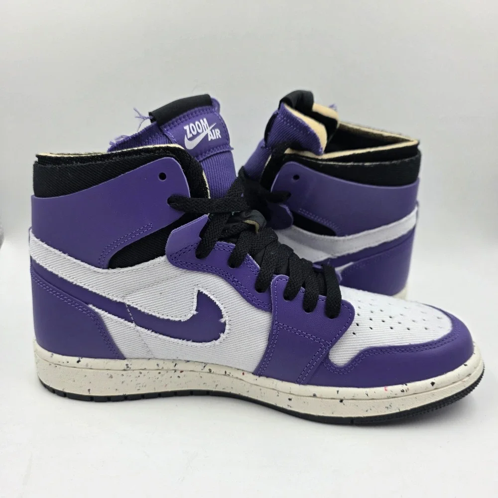 Nike Air Jordan 1 High Zoom Comfort CMFT Purple Court CT0978-501 Mens Size 8